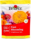 Burpee Fast Blooming 25,000 Non-gmo Planting, 1 Bag Easy Grow Wildflower Seed. Fixed Price $19.99.