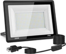 200W Led Flood Outdoor, 20000LM Bright Plug-in Lights With Switch,. Fixed Price $55.50.