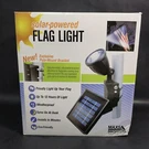 Maxsa Innovations Solar Powered Flag Light W/ Exclusive Pole Mount Bracket 40334. Fixed Price $19.99.