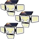 Lywalt Solar Outdoor - 3000LM 188 Led Motion Sensor Lights, 4 .... Fixed Price $62.30.