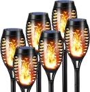 Toodour Solar Torch Flame Lights 6 Pack Christmas - Scratch & Dent. Fixed Price $28.18.