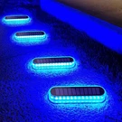Lacasa Solar Dock Lights Marine 4-PACK Powered Blue Led Deck & Step. Fixed Price $36.02.