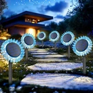 Solar Sunflower Upgraded 2-IN-1 Ground/wall Lights, 6 Pack, Bl.... Fixed Price $63.09.