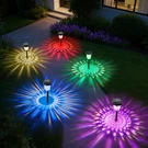 Echosari 2 Pack Color Changing Solar Pathway Lights, Dynamic Pattern Multicol.... Fixed Price $15.33.
