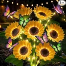 Solar Flowers Outdoor Waterproof: 2 Pack Sunflower Lights With Butterfl.... Fixed Price $24.99.