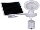 6" High White Solar Led Security Video Camera And Spotlight. Fixed Price $199.95.