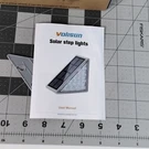Volisun Outdoor Stair Lights Pack Solar Step Waterproof IP67 Warm White. Fixed Price $25.00.