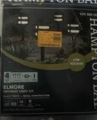 Hampton Bay Elmore Pathway Light Kit 4-PACK.BLACK Finish-metal Construction.. Fixed Price $75.00.