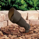 Outdoor Landscape Low Voltage Hooded Bronze 7 1/2" Spotlight For Path. Fixed Price $49.99.
