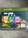 Novostella Smart Led Flood Lights 4-PACK 30W Adjustable Color Never Used. Fixed Price $49.00.