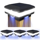 Sumaote Solar Post Cap Light, 52 Leds 160 Lumen Outdoor 4 Pack, Black. Fixed Price $79.28.