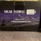Leidrail Solar Pathway Lights 6 Pack Powered Garden Glass Stainless. Fixed Price $27.99.