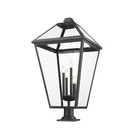 Z-lite 4 Light Outdoor Pier Mounted Fixture. Fixed Price $1108.00.