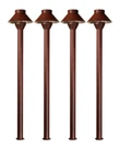 Landscape Low Voltage - Small Hat Path Light New Pack Of 4. Fixed Price $62.50.