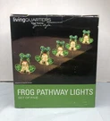 Living Quarters Frog Pathway Lights Set Of 5. Fixed Price $17.81.