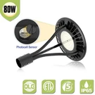 80W Led Post Top Light With Photocell,dlc Etl Listed Outdoor Pole 11200 Lm. Fixed Price $130.90.