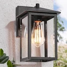 Gepow Outdoor Wall Lights Farmhouse Exterior Sconces - Textured Black. Fixed Price $63.04.