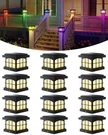 Partphoner Rgbcw Solar Post Cap Lights 12-PACK, 9 Colors 3 Modes Fence Li.... Fixed Price $107.67.