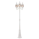 Trans Globe Niort 91' High 3 Lantern Lamp Post White - 4090. Fixed Price $309.99.