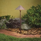 Kichler 15871TZT27 2700K Led Hammered Roof Path In Textured Tannery Bronze. Fixed Price $294.99.