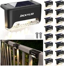 Jackyled 16 Pack, Step Lights Waterproof Solar Power Outdoor Fence For. Fixed Price $38.99.