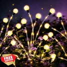 Seewelumi Solar Garden Lights 2 Pack Warm White. Fixed Price $27.99.