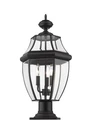 Westover 3-LIGHT Outdoor Pier Mounted Fixture In Black. Fixed Price $351.00.