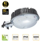 80W Led Barn Dusk To Dawn Outdoor Security Yard Floodlight Wall Lamp 5000K. Fixed Price $57.18.