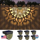 6 Pack Solar Fence Lights Outdoor Wall Plastic Powered Deck Step. Fixed Price $74.78.