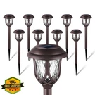 Excmark Solar Pathway Lights Outdoor Garden Yard Brown 10 Pack. Fixed Price $44.99.