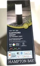 Hampton Bay Hartford Lowvoltage Millennium Black Led Smart Outdoor Bollard Light. Fixed Price $28.99.