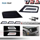 2PCS Smoke Left & Right Corner Lights Drl Turn Signal For Jeep Liberty 2008-2012. Fixed Price $99.99.