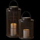 2-PACK: Sterno Solar Basket Lanterns. Fixed Price $65.00.