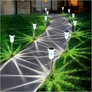 10 Pack Solar Led Outdoor Lights Pathway Garden Stake For Sidewalk Lawn. Fixed Price $32.49.