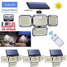 4 Head 5000LM Led Solar Lights Outdoor Waterproof Motion Sensor Security Lamp. Fixed Price $19.99.