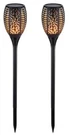 Solar Flame Led Garden Flashlight Lights, 2 Pieces - PEL01356. Fixed Price $28.50.