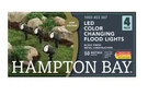 Hampton Bay Low Voltage Black Hardwired Led Landscape Flood Lights 4 - Pack. Fixed Price $99.99.