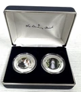 The Danbury Mint Royal Wedding 2018 2-PIECE Ounce .999 Silver Coins Box. Fixed Price $223.48.