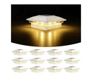 Volisun Solar Post Cap Light Outdoor Waterproof 12PACK,FOR3.5X3.5 4X4 5X5 Wood. Fixed Price $47.99.