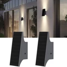Solar Sconce Lights Outdoor, Dimmable Wall Up And Down, 3000K 70.... Fixed Price $71.64.