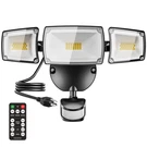 Ustellar 55W Plug In Flood Outdoor, 5500LM Motion Sensor Lights.... Fixed Price $76.27.