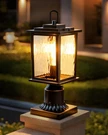 Dusk To Dawn Outdoor Post Light, Oil-rubbed Bronze Pole. Fixed Price $75.68.