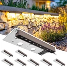 Zeben 7 Inch Retaining Wall Lights 8 Pack , 5W Hardscape Lighting 12V Low .... Fixed Price $158.72.