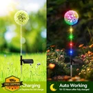 Bonlion 4PK Solar Dandelion Flower Lights, Outdoor Decor, 16 Led Color. Fixed Price $44.99.