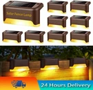 Solar Led Lamp Patio Stairs Deck Steps Fence Pathway Yard Outdoor Night Lights. Fixed Price $54.98.