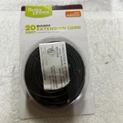 Brand New Better Homes & Gardens 20 Foot Quickfit Extension Cord - Black. Fixed Price $22.00.