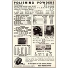 United Abrasive Inc. Polishing Powders Quinnesec Mi 1968 Ad SAH8-2. Fixed Price $13.50.