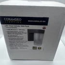 Coramdeo Lighting Blk Outdoor Led Cylinder Wall Pack 15.W 900 Lumens. Fixed Price $24.96.