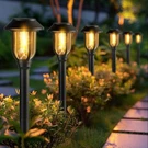 Ilanck Solar Pathway Lights OUTDOOR,12 Pack Waterproof, .... Fixed Price $44.54.
