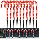 Christmas Candy Pathway Markers Lights, Canes Outdoor, 10 I.... Fixed Price $41.92.